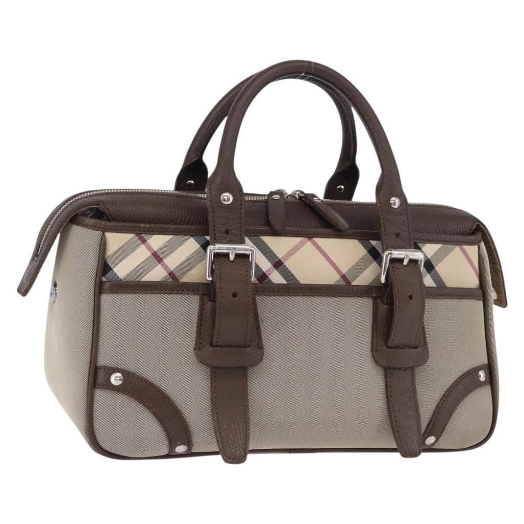 Burberry Nova Check Canvas Canvas Handbag (Pre-Owned)