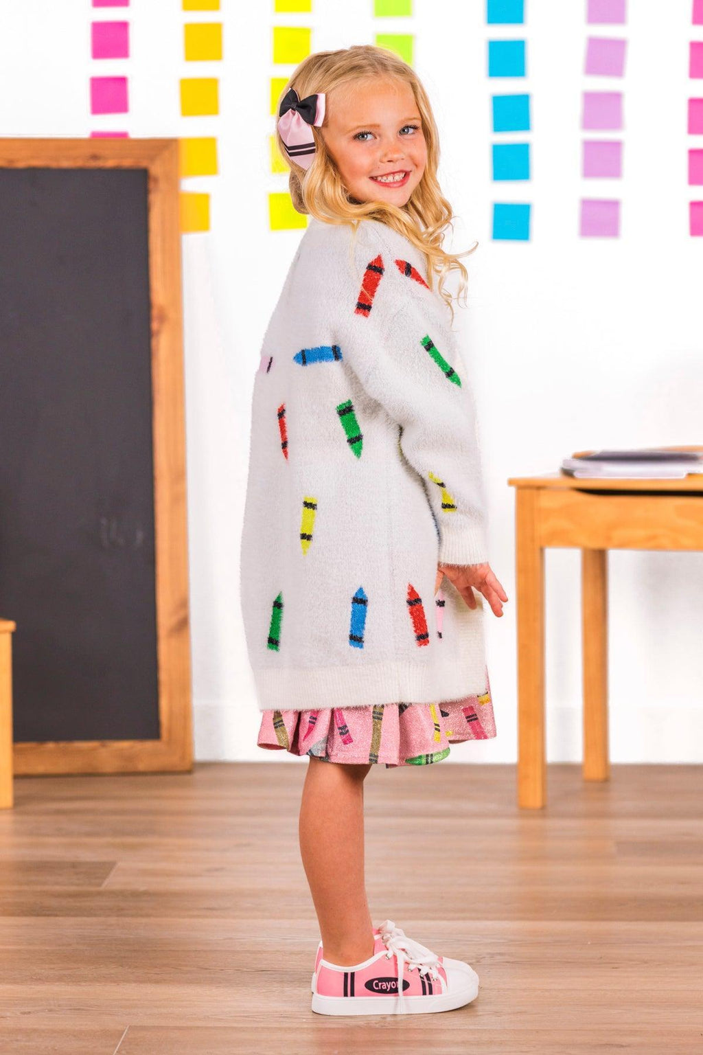 Mom & Me - Crayon Cardigan