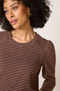 Women's Jeanne Stripe Puff Sleeve Top