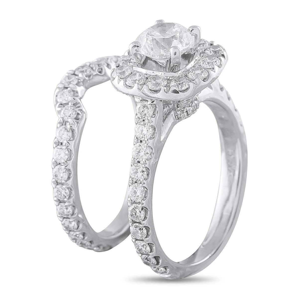 Neil Lane 14K White Gold 1.50ct Diamond Ring Set NL07-080726