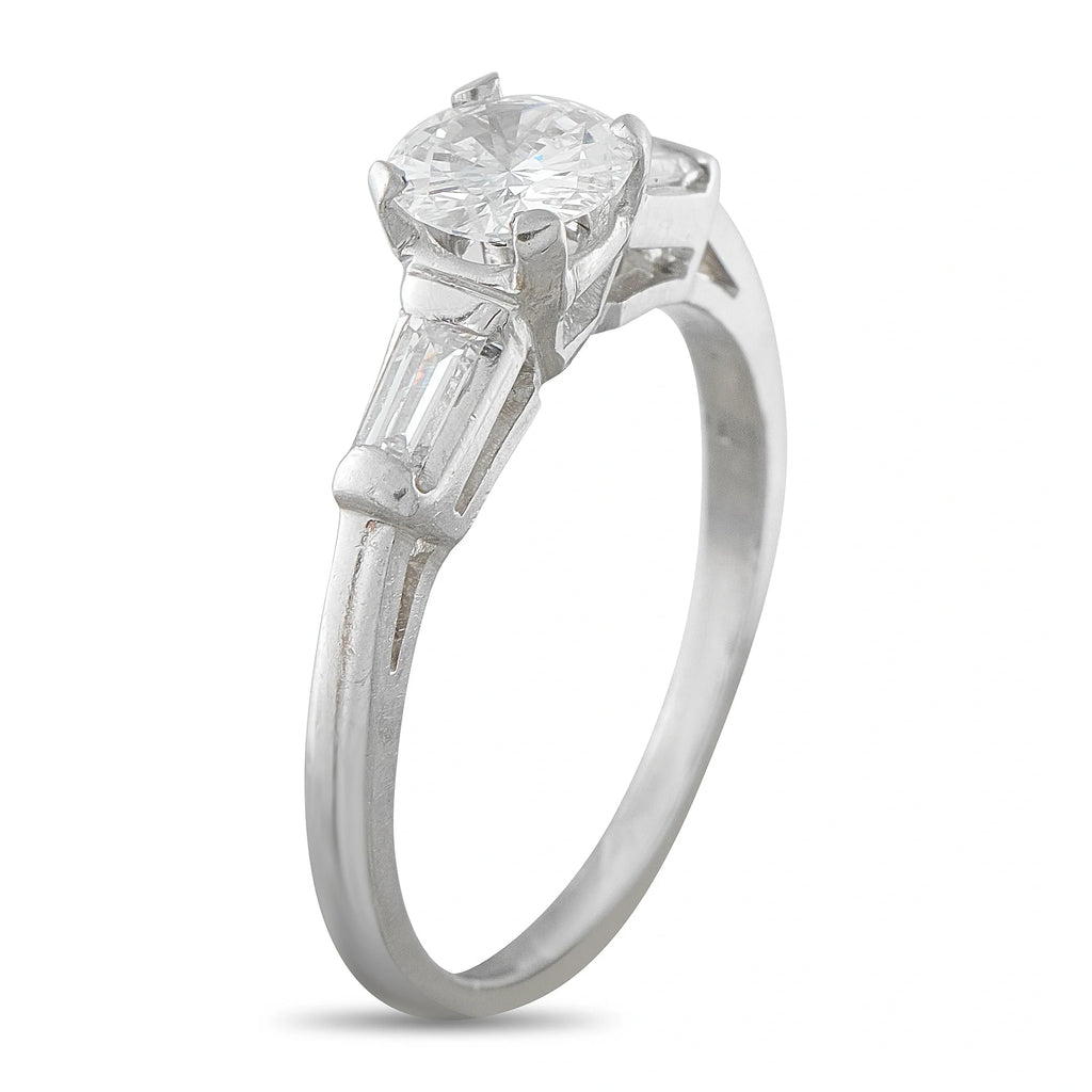 LB Exclusive Platinum 0.95ct Diamond Ring MF13-081226