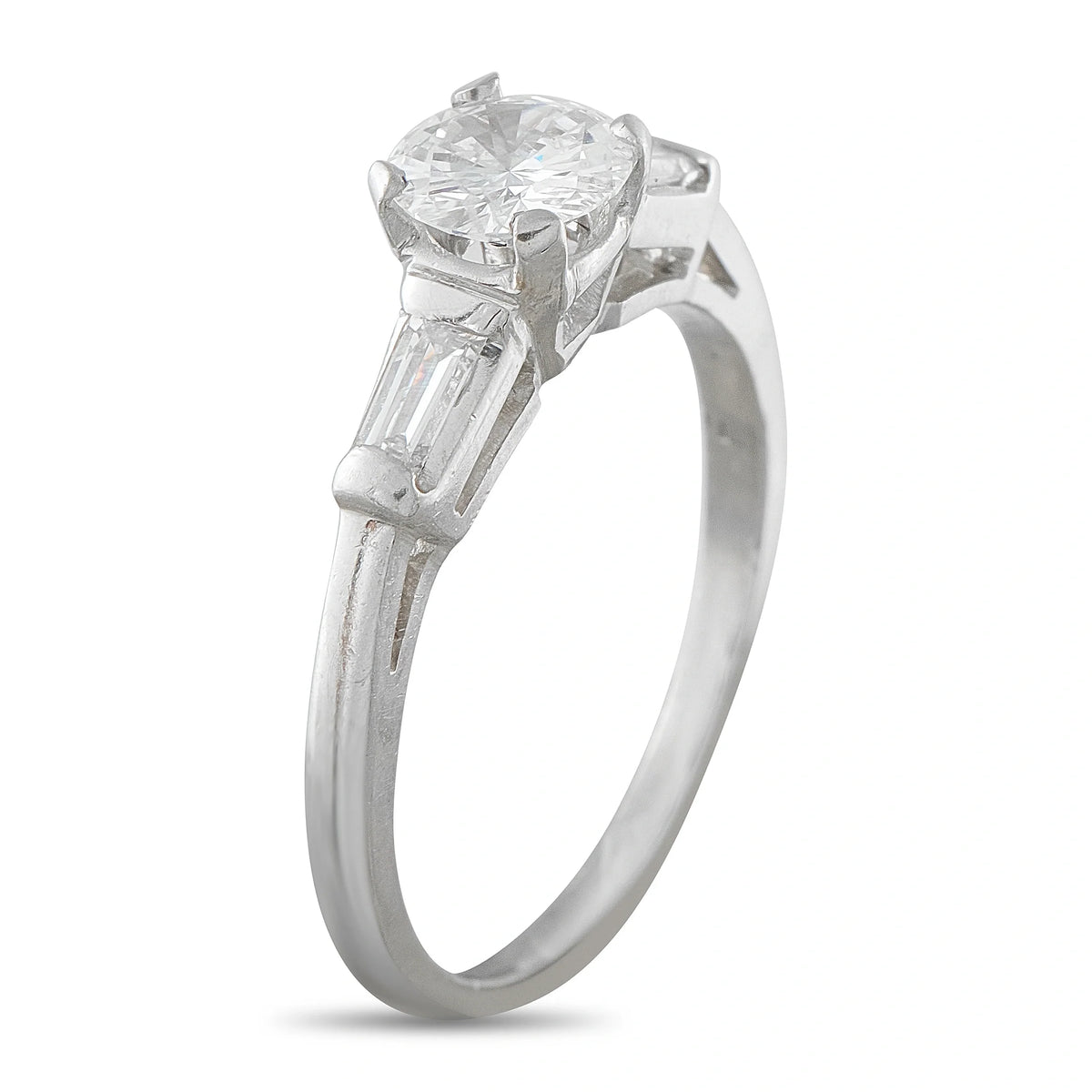 LB Exclusive Platinum 0.95ct Diamond Ring MF13-081226