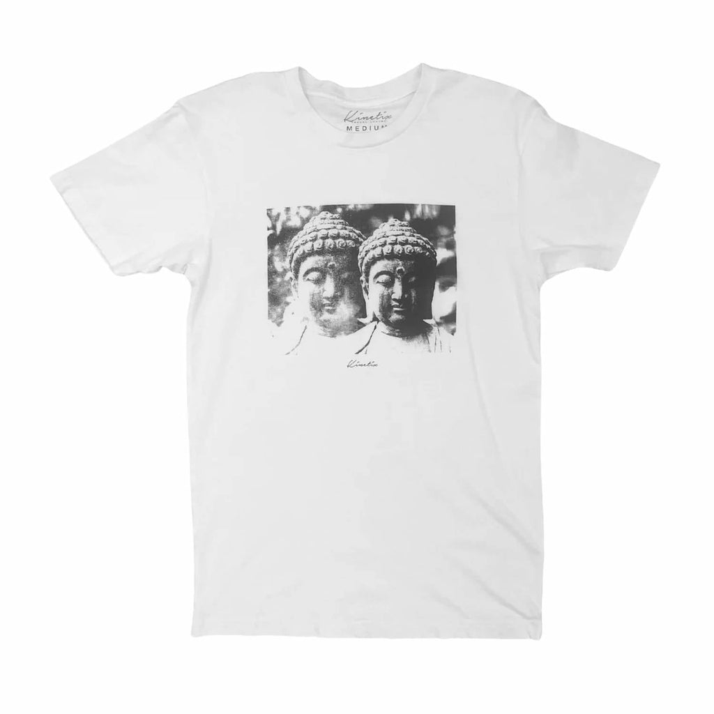 Men's Double Buddha Tee In White