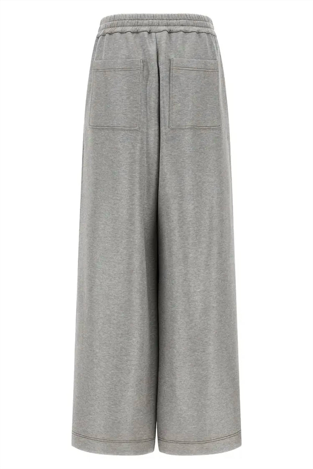 Cotton Blend Jogging Pant In Gray