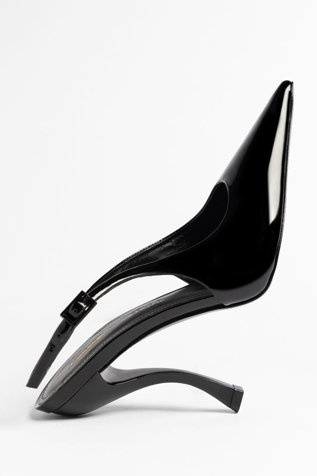 Larroudé by Nicolò B.: Grace Pump Black Patent Leather