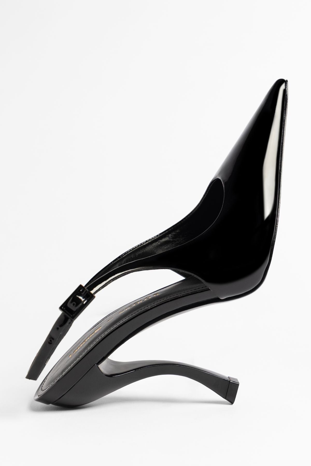 Larroudé by Nicolò B.: Grace Pump Black Patent Leather