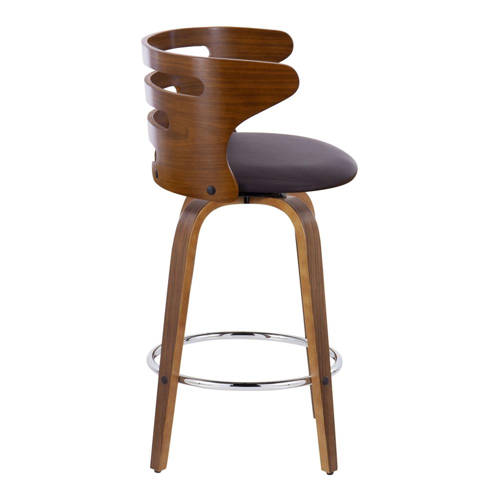 Upholstered Swivel Counter Stools