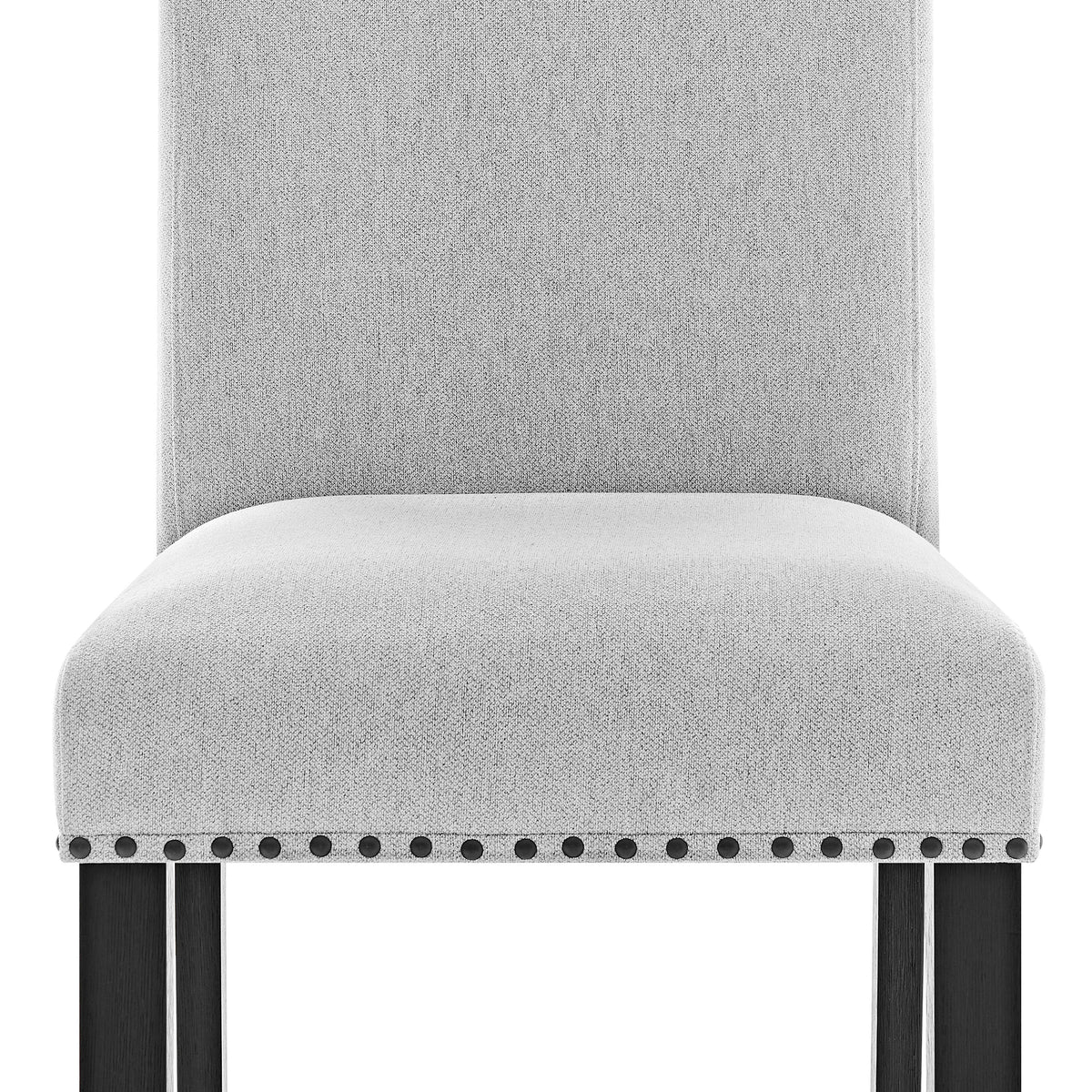 Modern Fabric Dining Chairs with Wood Frame