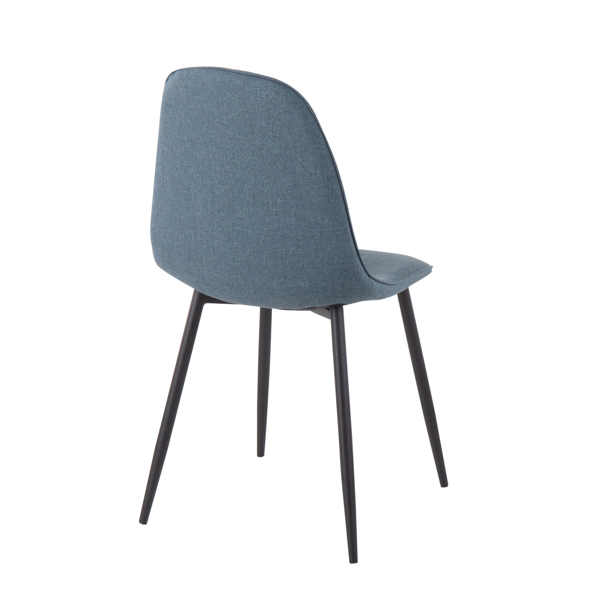 Contemporary Side Chairs with Cushioned Seats  - Set of 2