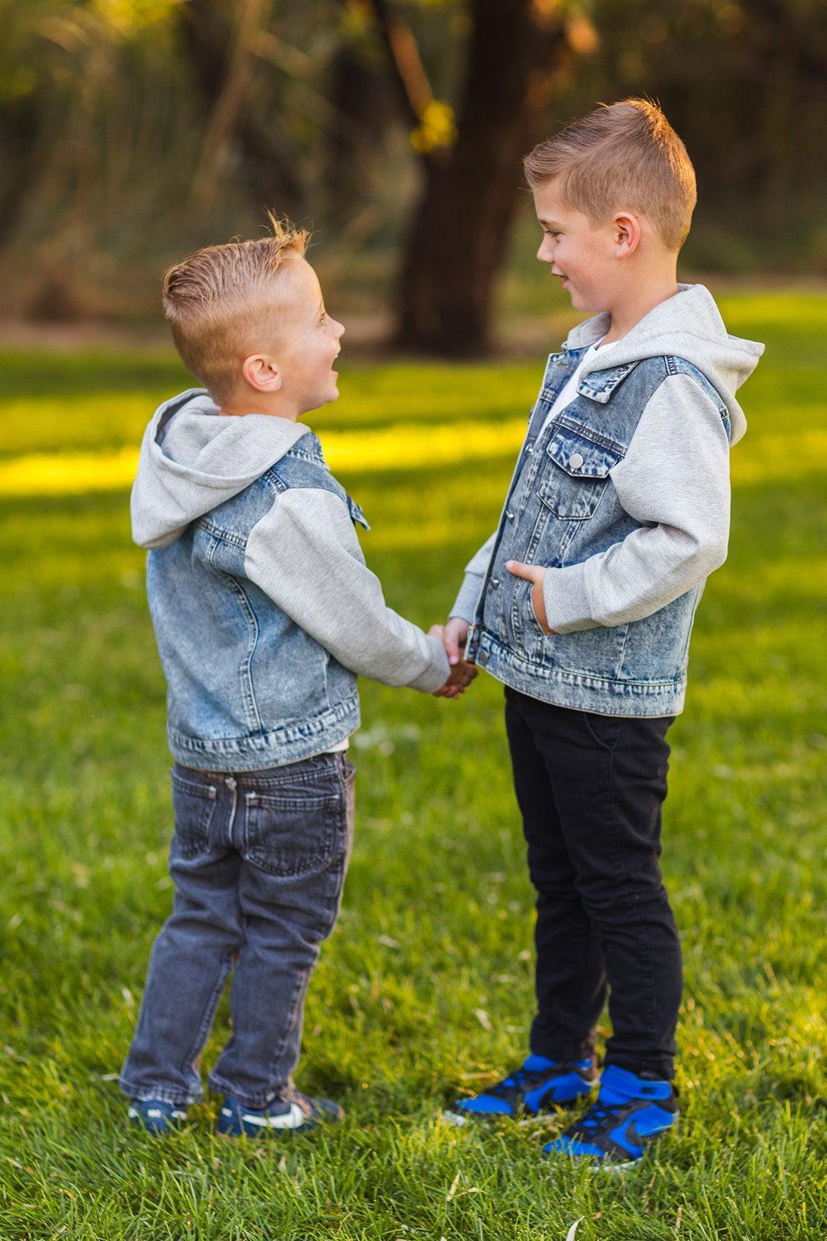 Hooded Denim Jacket