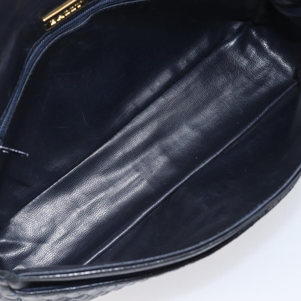 Bally Vintage Quilted Leather Leather Shoulder Bag Bag (Pre-Owned)