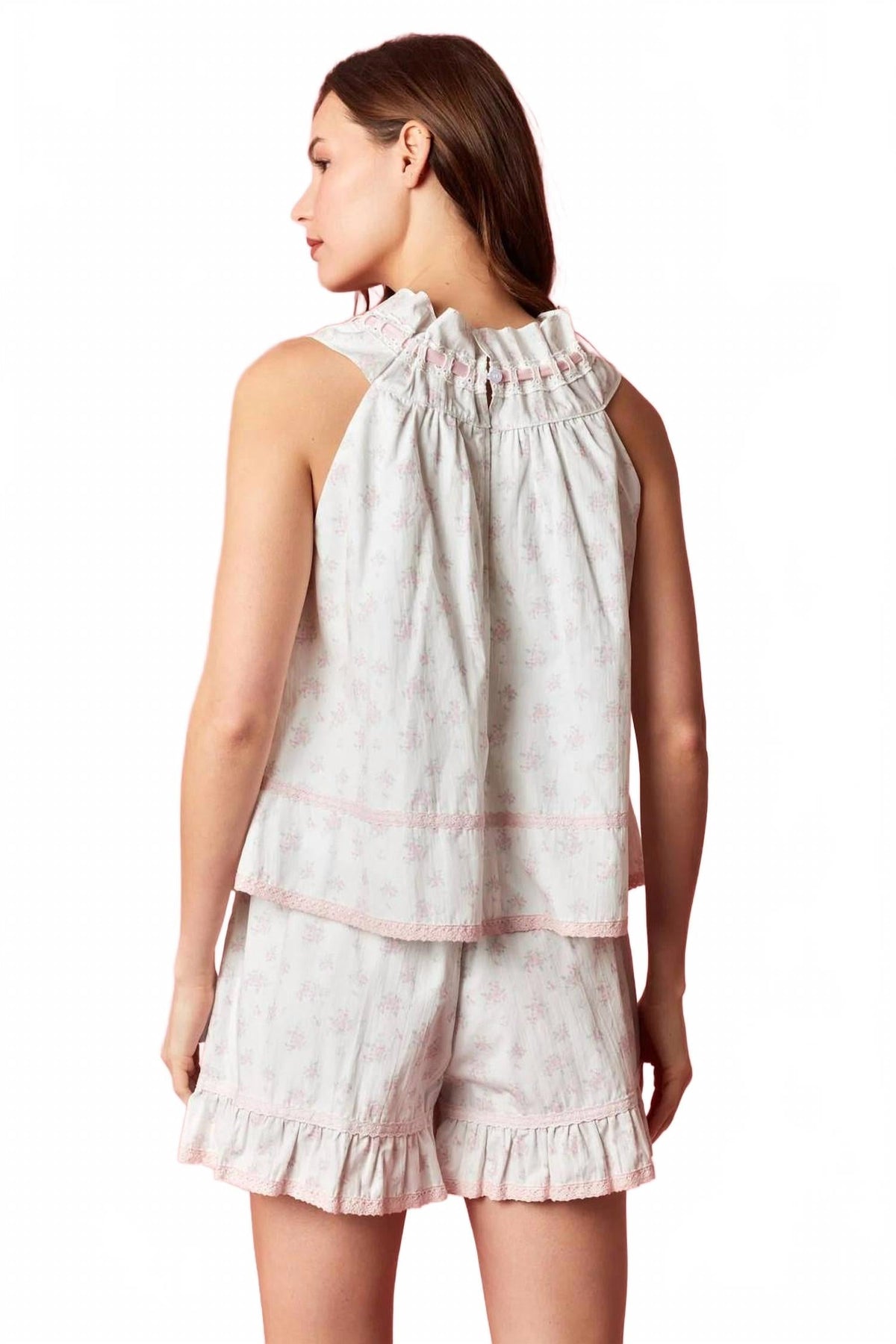 Queen Charlotte Pajama Set In Light Pink