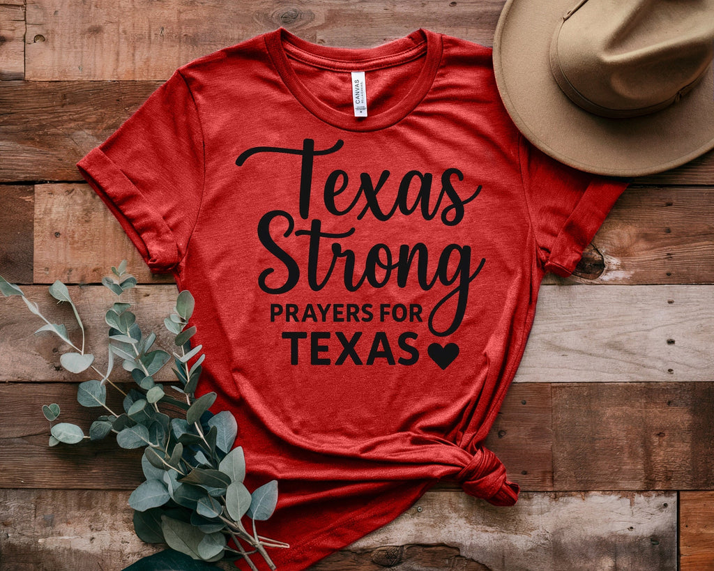 Retro Texas Strong God Bless Texas Print Sweatshirt