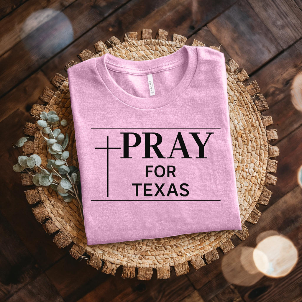 Texas Strong When You Go Through Deep Waters, I Will Be With You Print T-Shirt