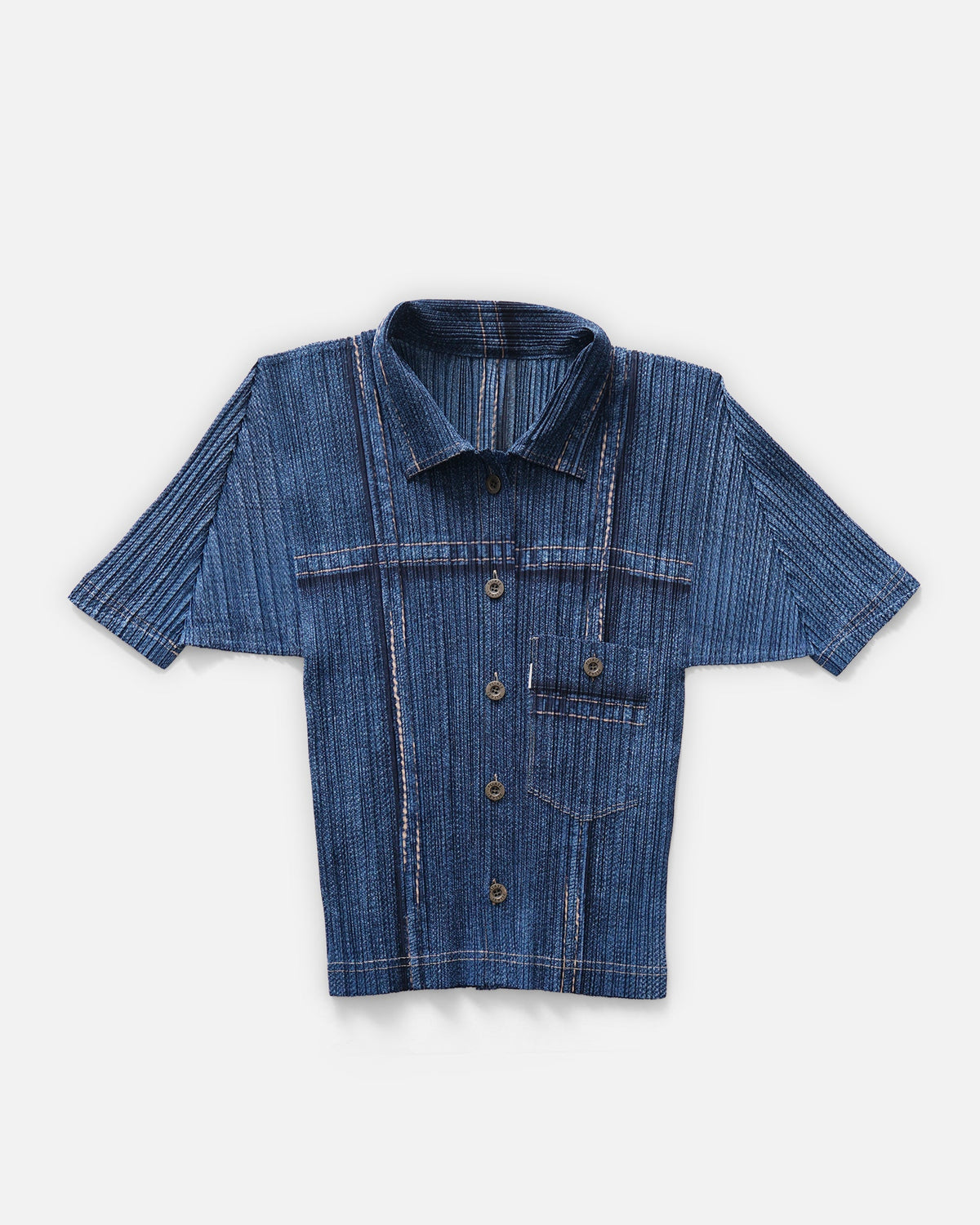 leats Please Denim Transcription S/S Shirt