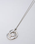 Silver Interlocking 3 Circles Necklace