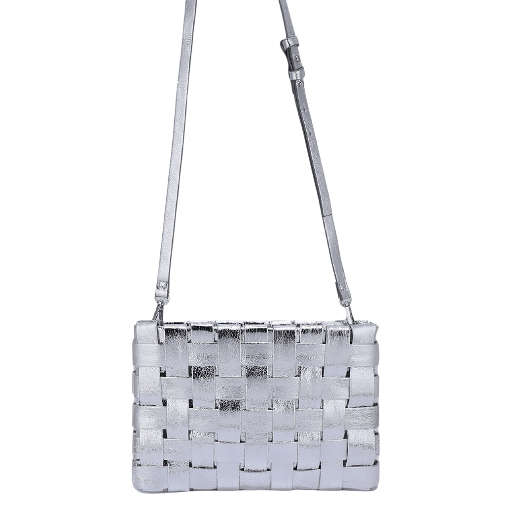 Lindy Woven Large Clutch