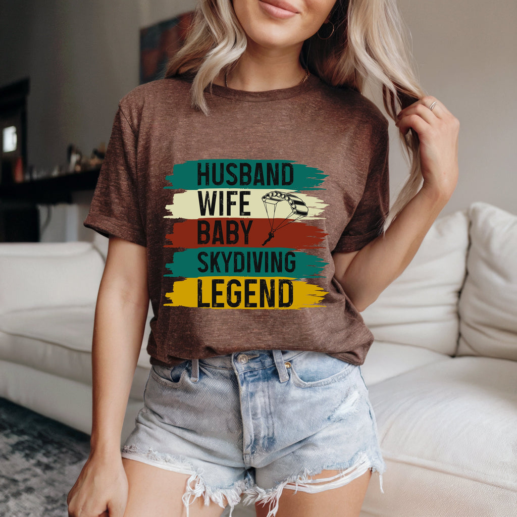 Couple On Vacation Women's Cotton Cartoon Short Sleeves