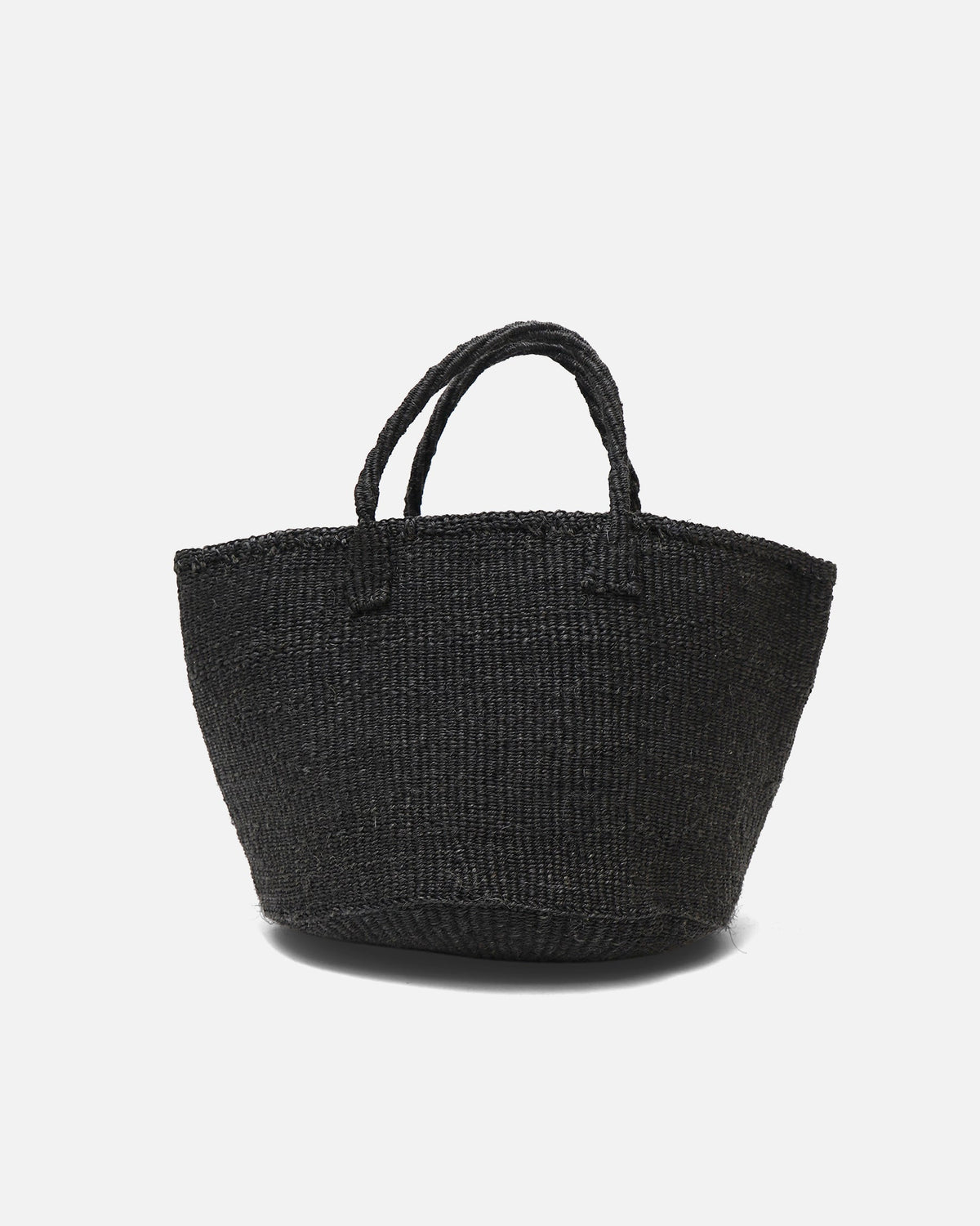 Sisal Hemp Woven Bag / Black