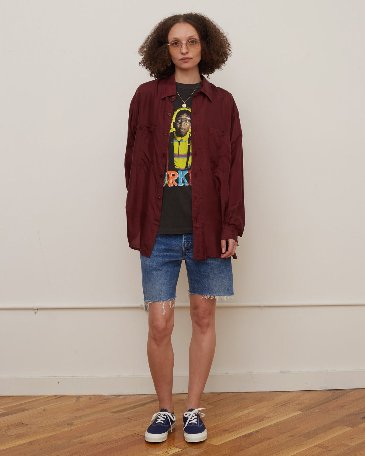 Silk Shirt Long Sleeve / Vivid