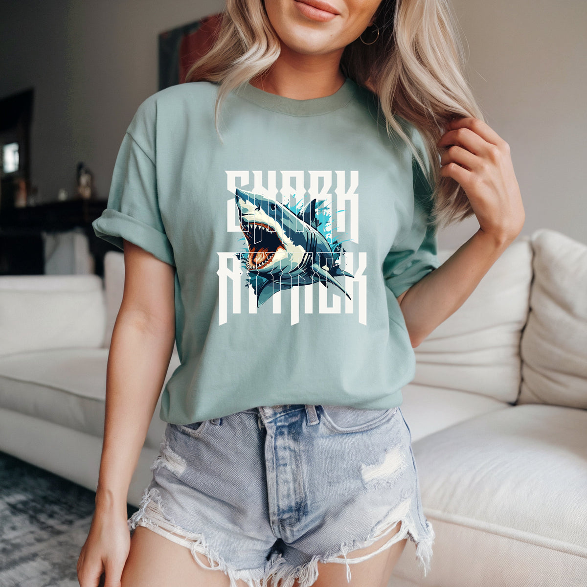 Jaws Ladies New Fashion Short Sleeves