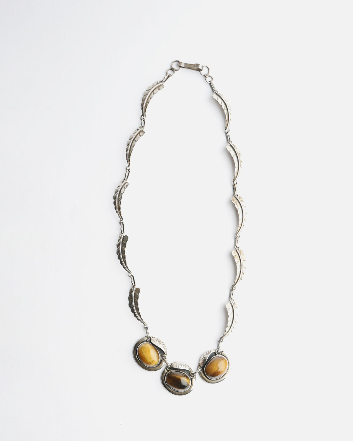 Silver x Tiger Eye Necklace