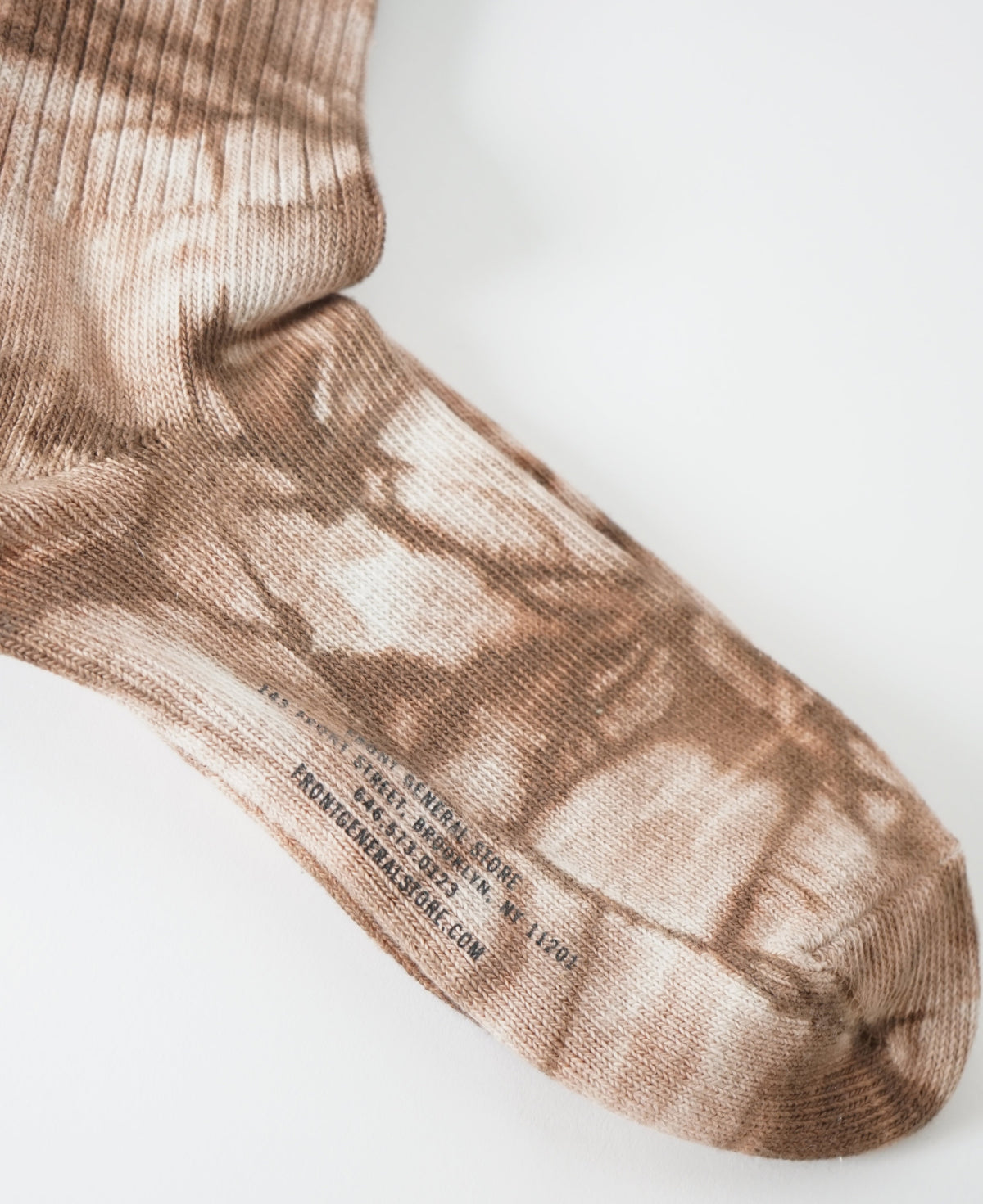 Silket Tie Dye Half Socks / Brown