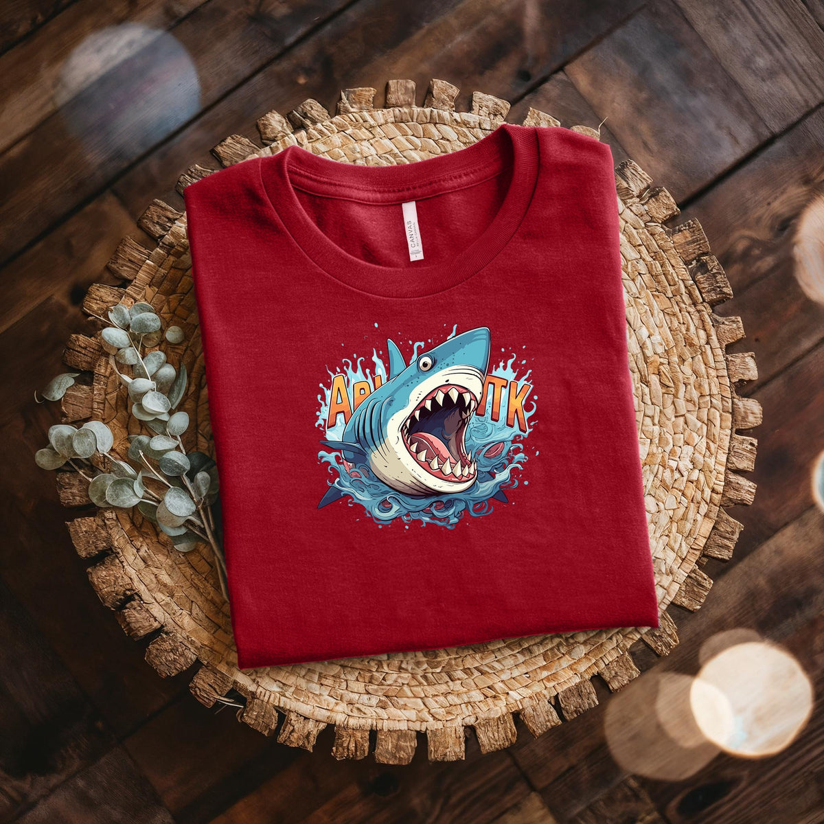 Jaws Unisex Cotton Breathable Short Sleeves