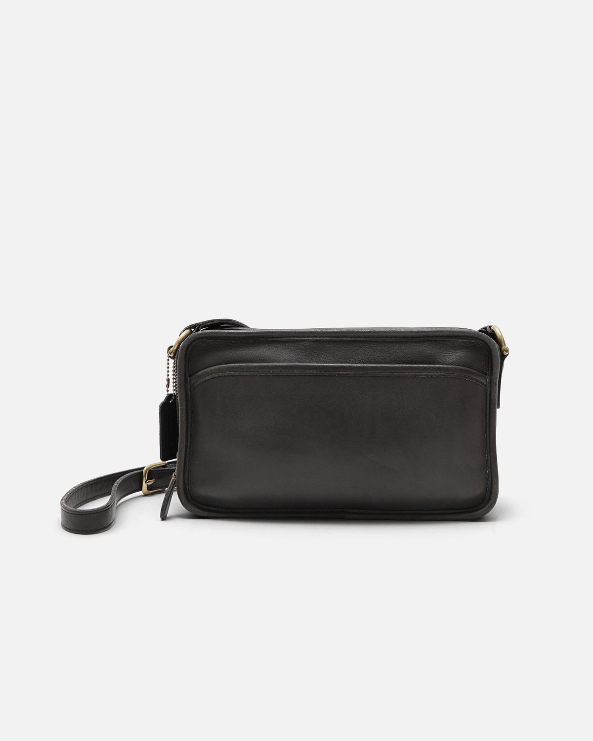 Black Leather Shoulder Bag