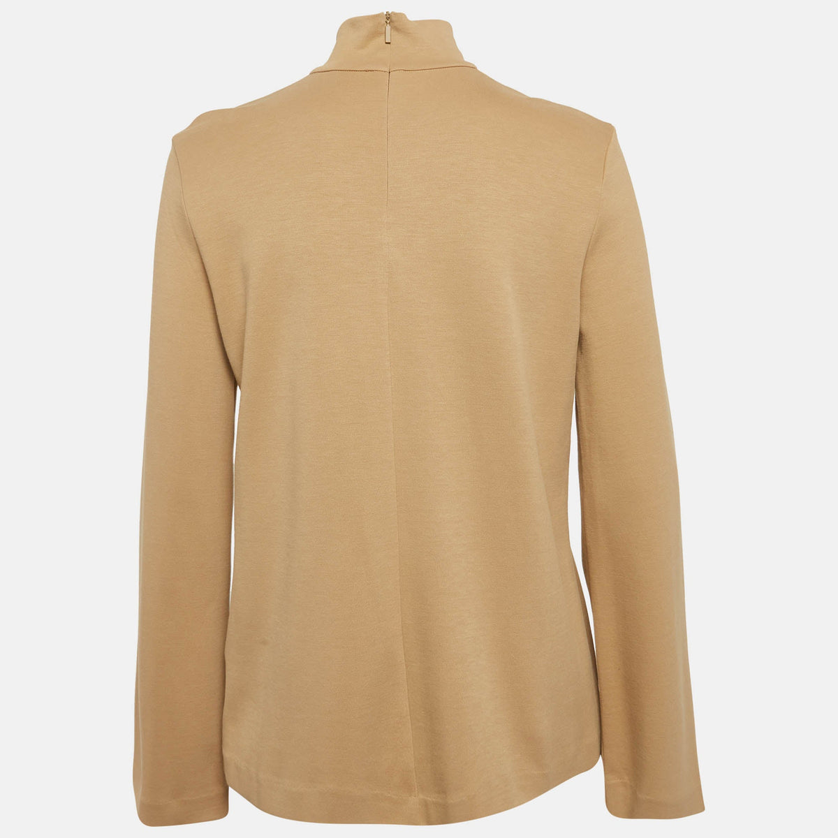 Max Mara Leisure Beige Jersey Long Sleeve Knitwear