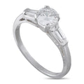 LB Exclusive Platinum 0.95ct Diamond Ring MF13-081226