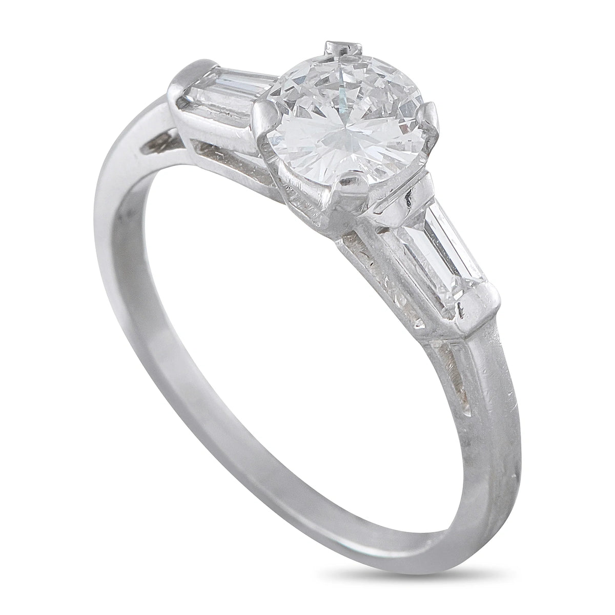 LB Exclusive Platinum 0.95ct Diamond Ring MF13-081226
