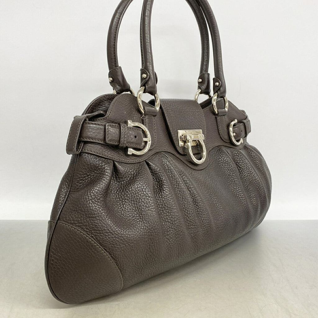 Salvatore Ferragamo Leather Handbag (Pre-Owned)
