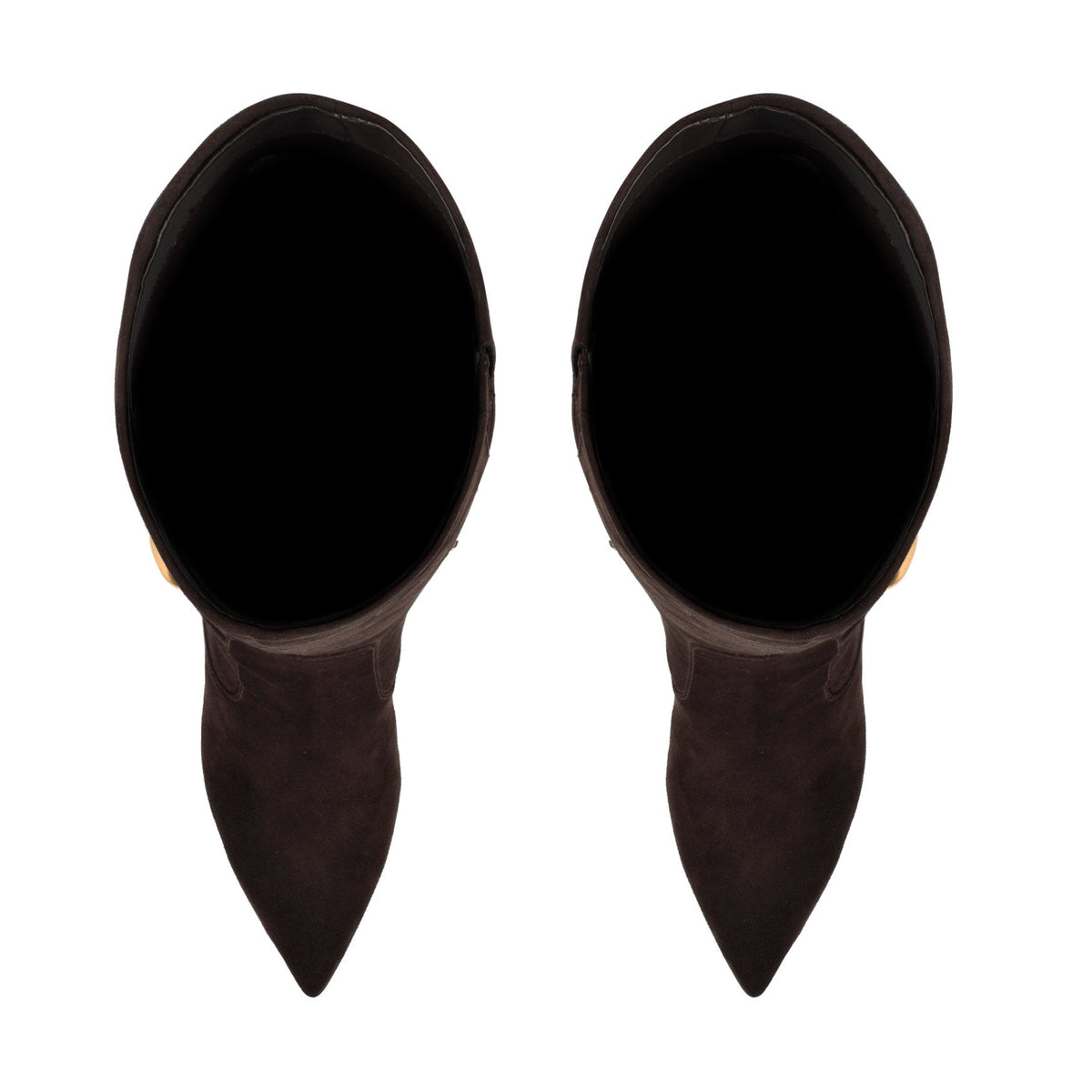 Salla Detailed Leather Knee High Boots