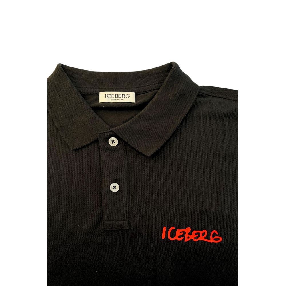 Iceberg Cotton Men Polo Men's Shirt