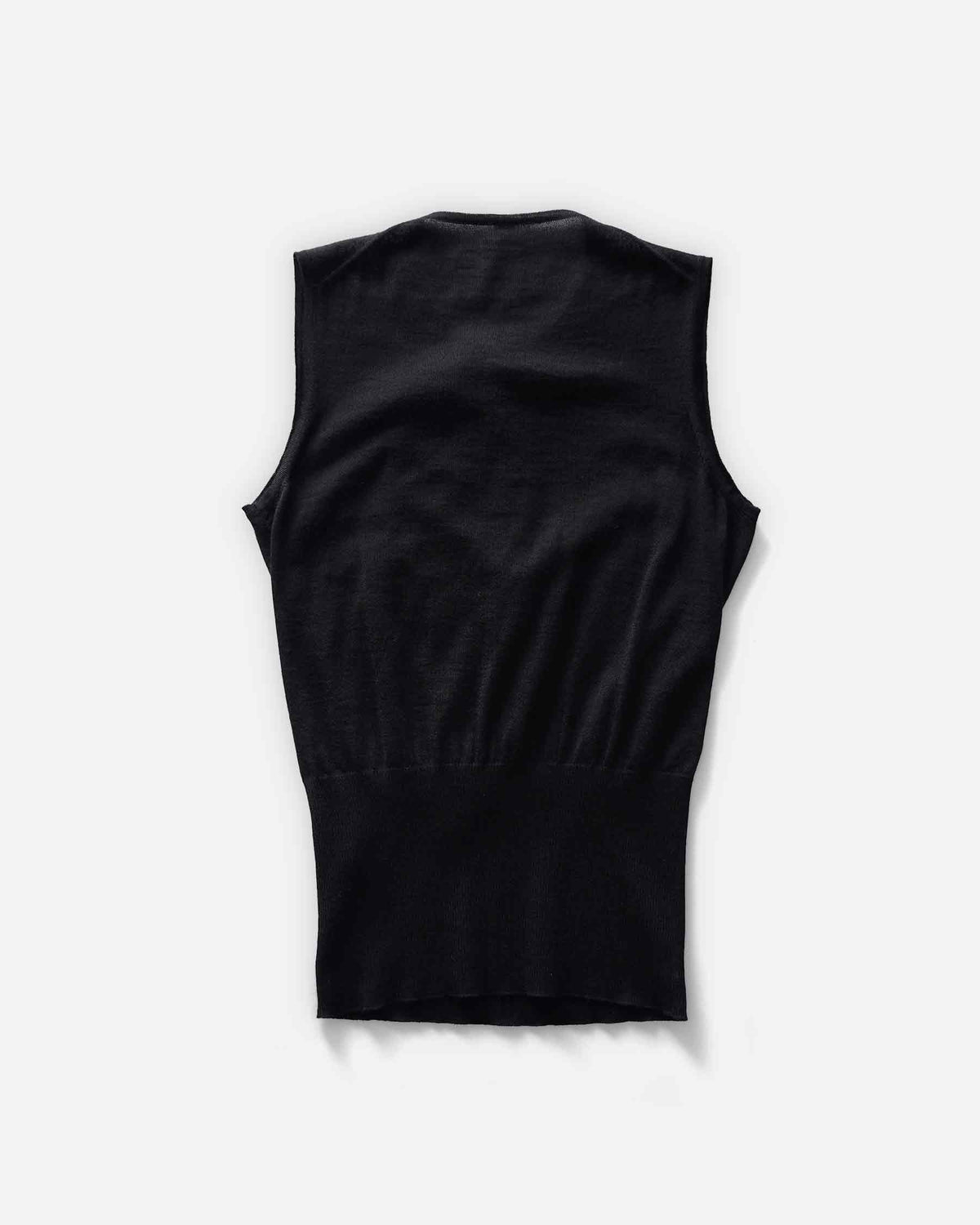 N/S Frilled Cashmere/ Silk Knitted Top