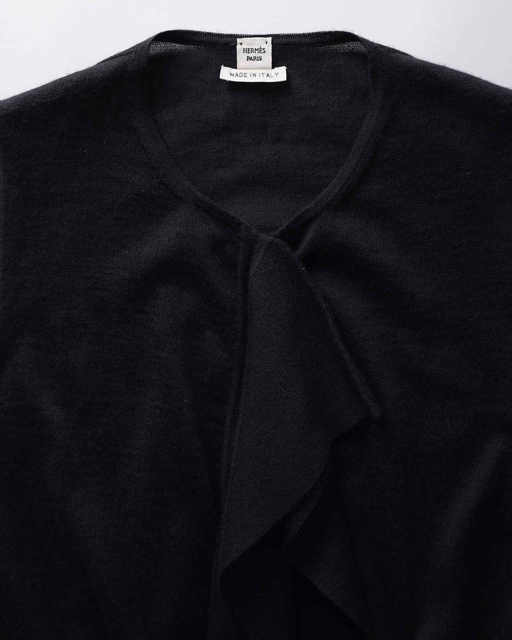 N/S Frilled Cashmere/ Silk Knitted Top
