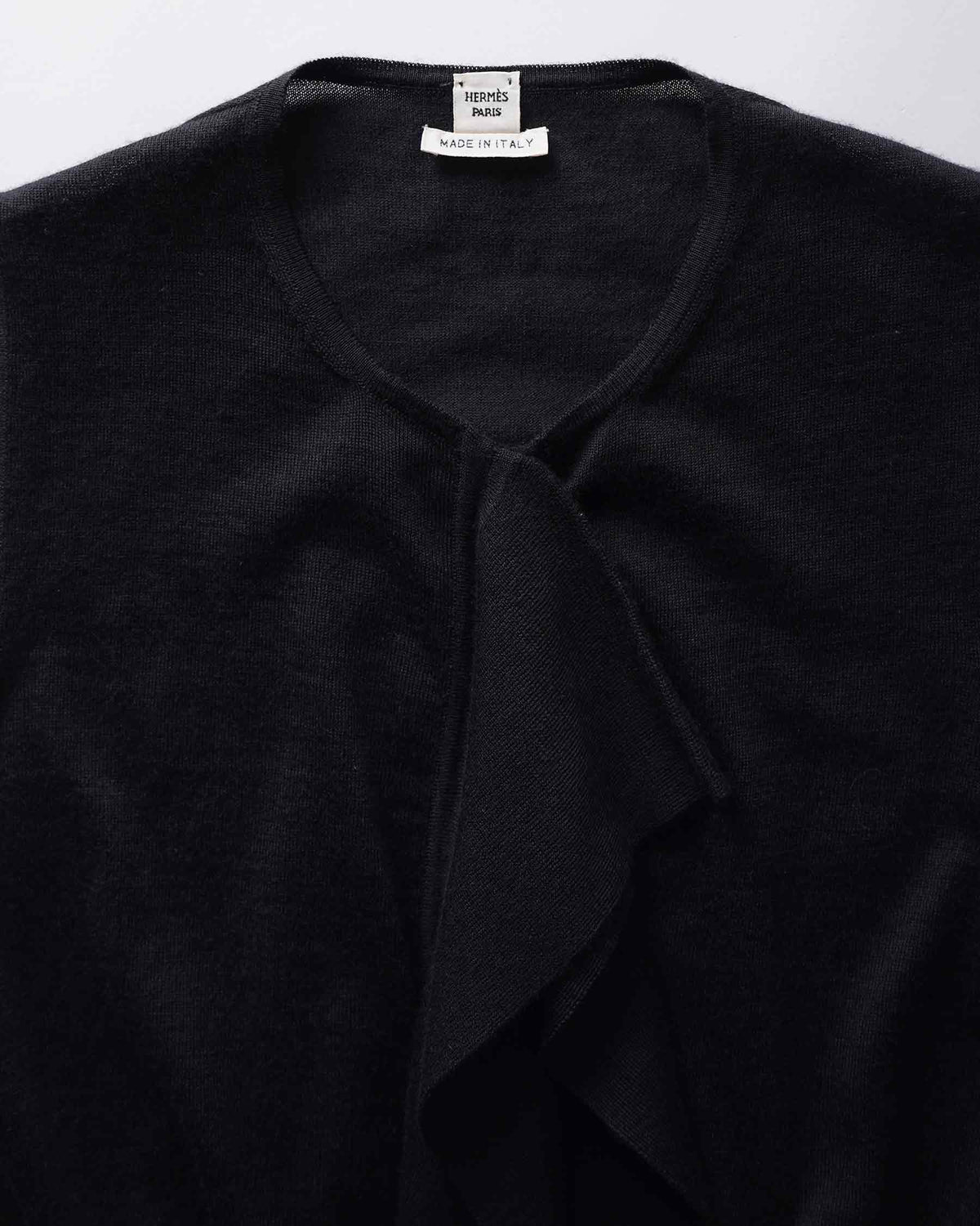 N/S Frilled Cashmere/ Silk Knitted Top