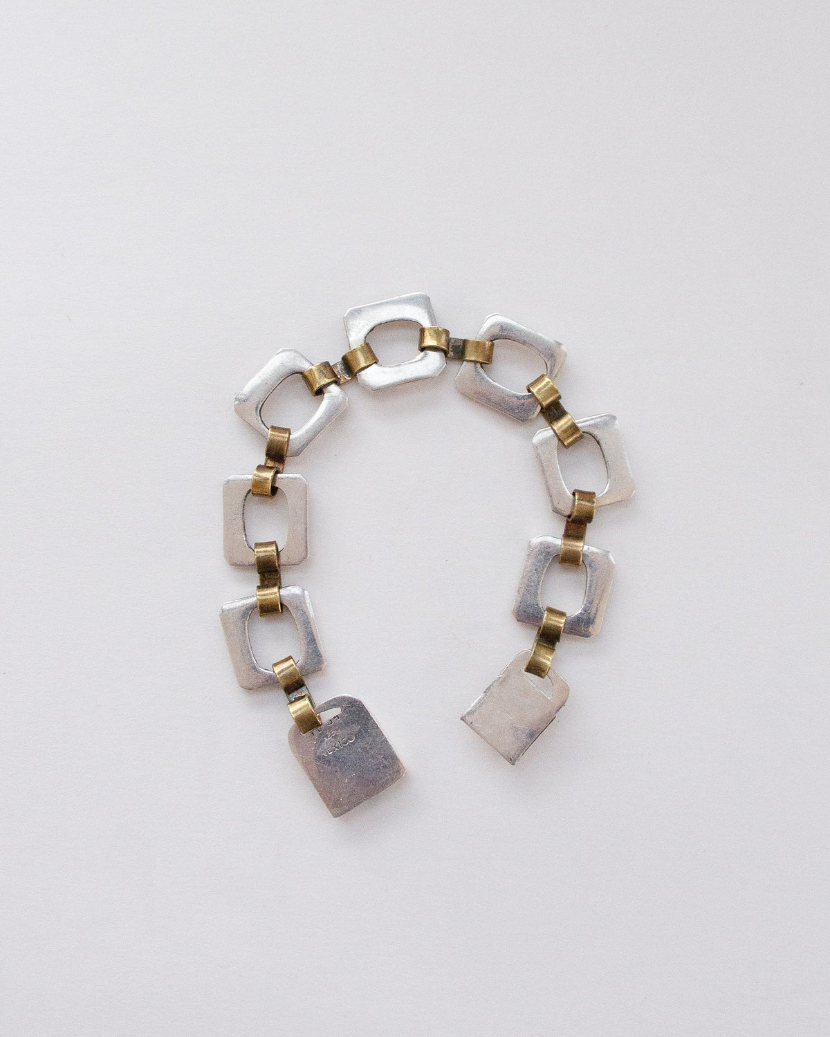 Silver x Brass Chain Bracelet