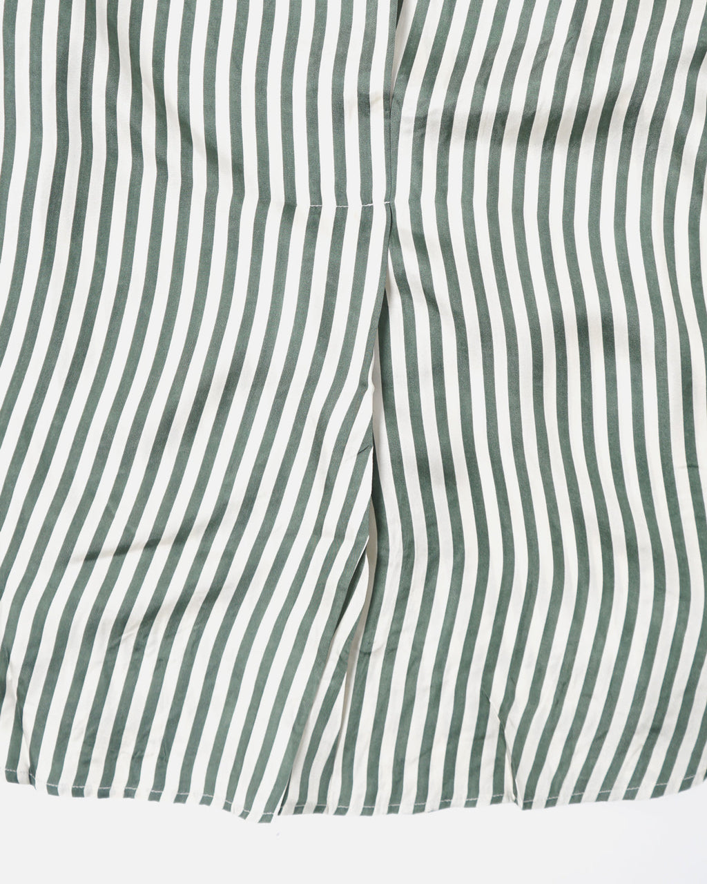 Stripe Silk Shirt / Green
