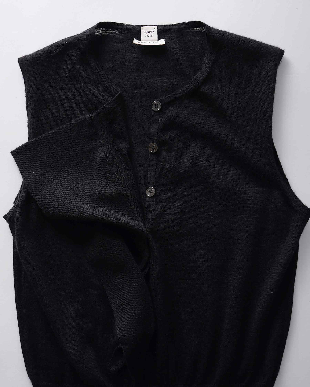 N/S Frilled Cashmere/ Silk Knitted Top