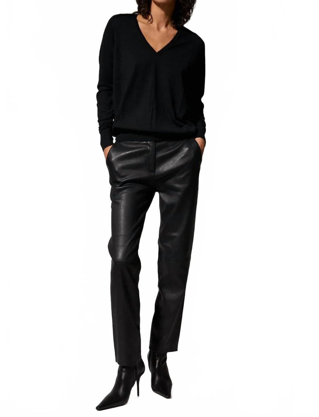 Sophia Cigarette Trouser In Black