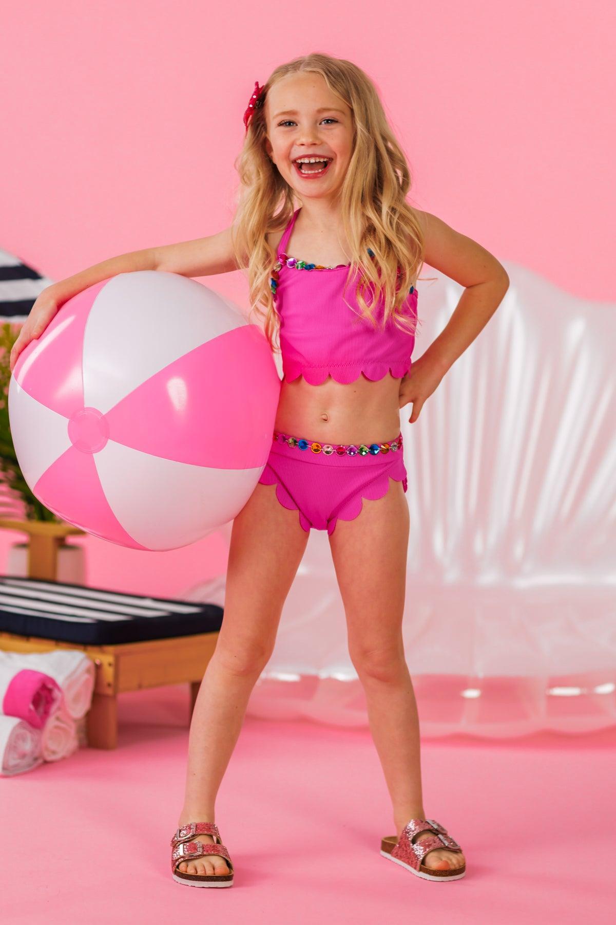 Pink Gemstone Bikini