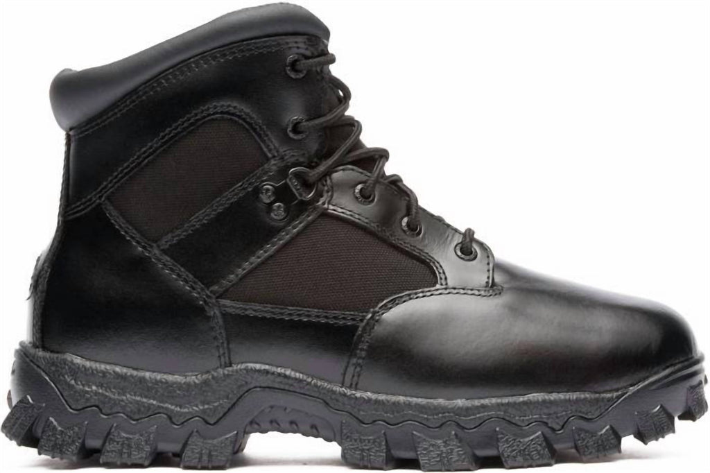Men's Alpha Force Waterproof Boots In Black
