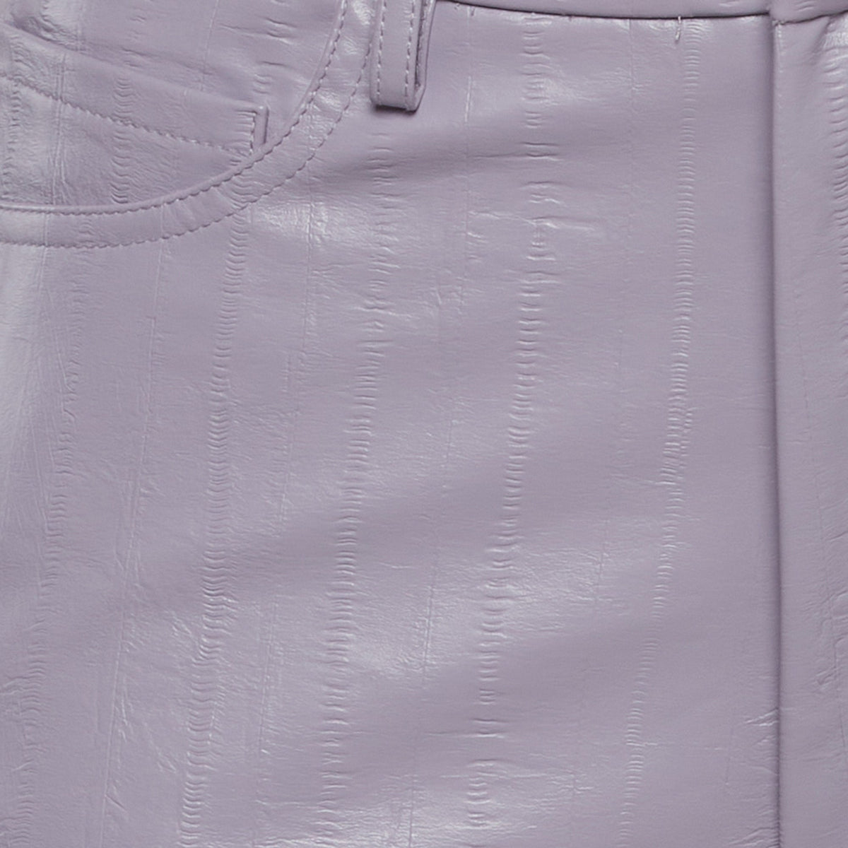 Rotate Birger Christensen Purple Leather High Waist Rotie Pants