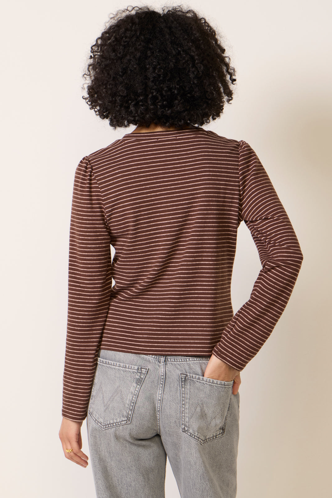 Women's Jeanne Stripe Puff Sleeve Top