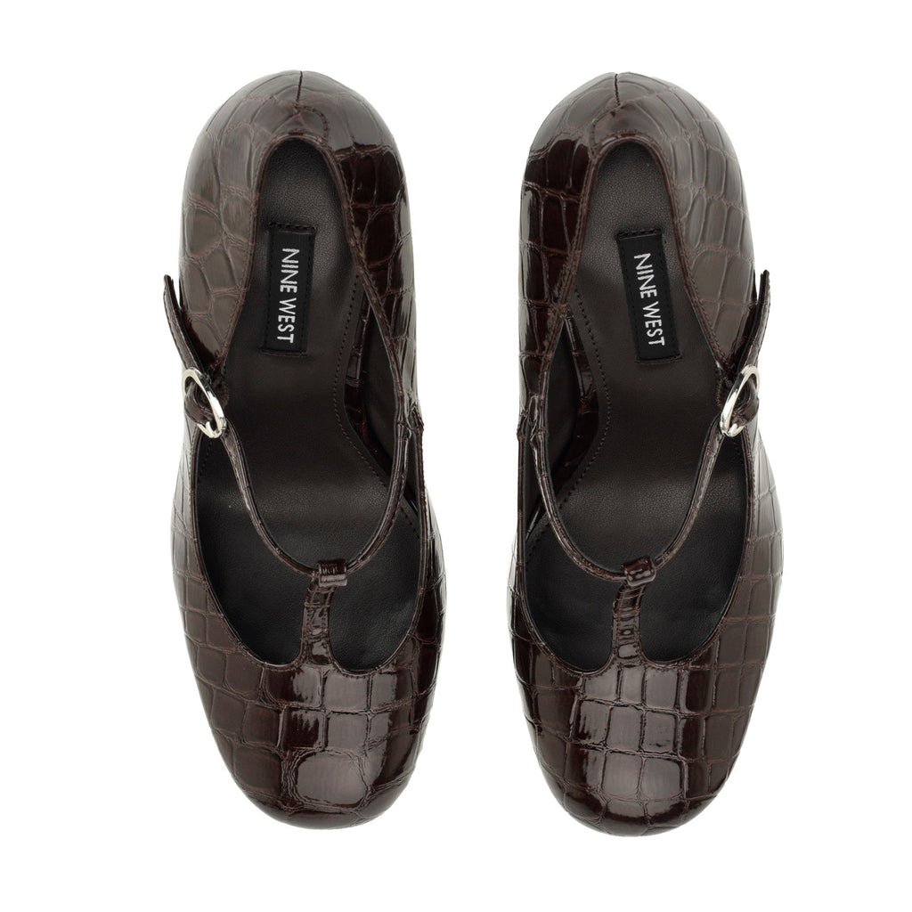 Daphni T-Strap Platform Pumps