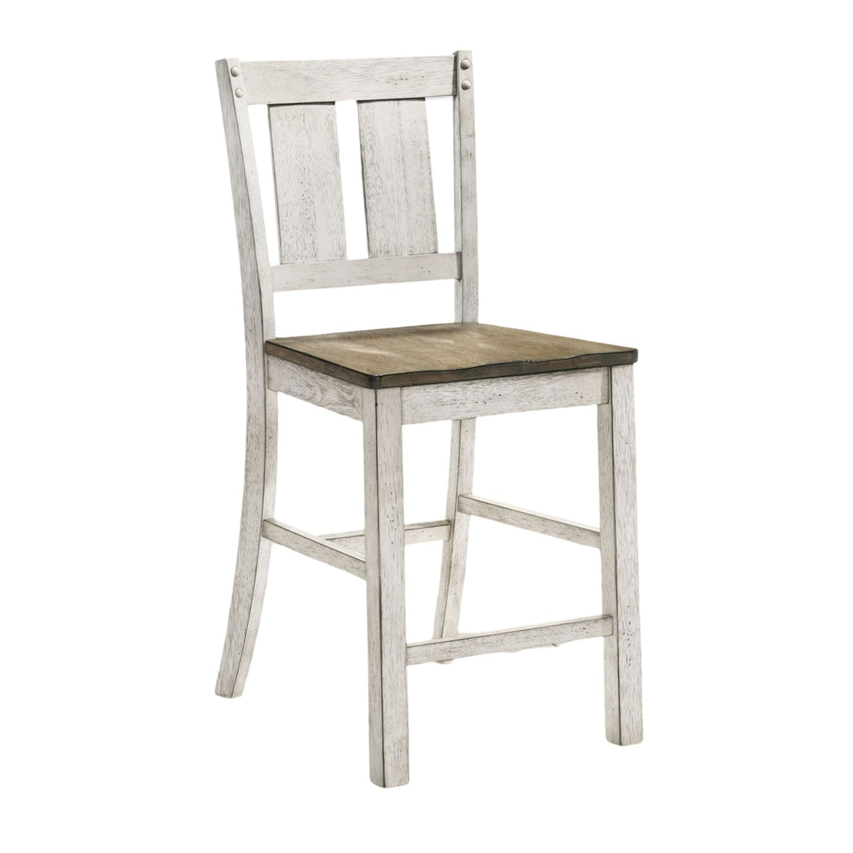 Farmhouse Counter Height Dining Chairs Set of 2