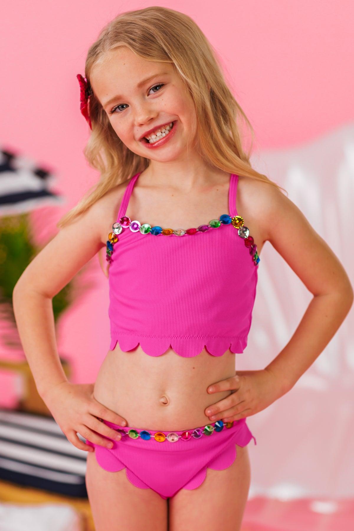 Pink Gemstone Bikini