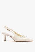 Bardot Pump Ivory Leather